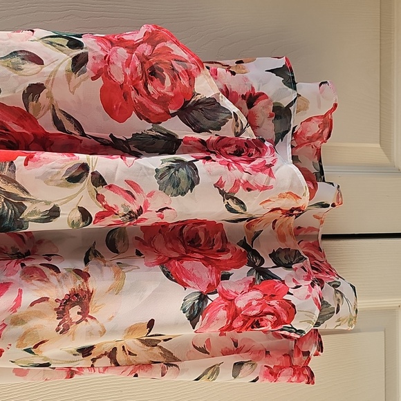 NWT Julia Jordan Floral High-Low Faux Wrap Dress Size 14 Ivory Multi - Picture 6 of 16